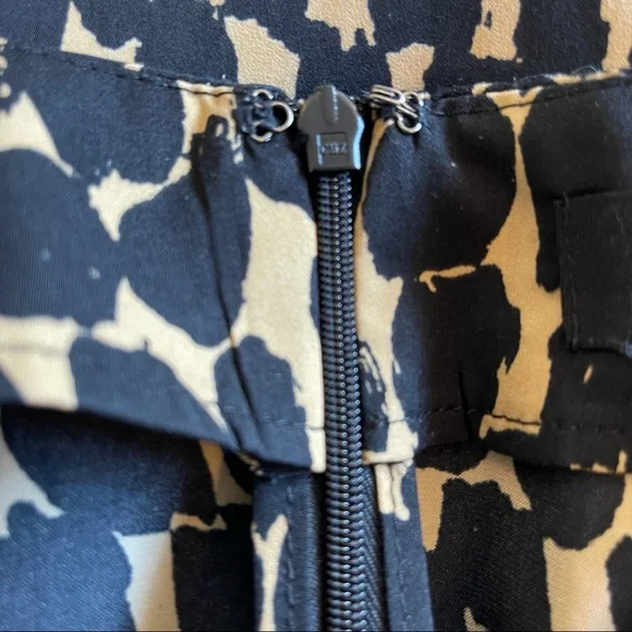 Who What Wear Animal Dot Print Asymmetrical Midi Skirt, Size 8 - Picture 11 of 15